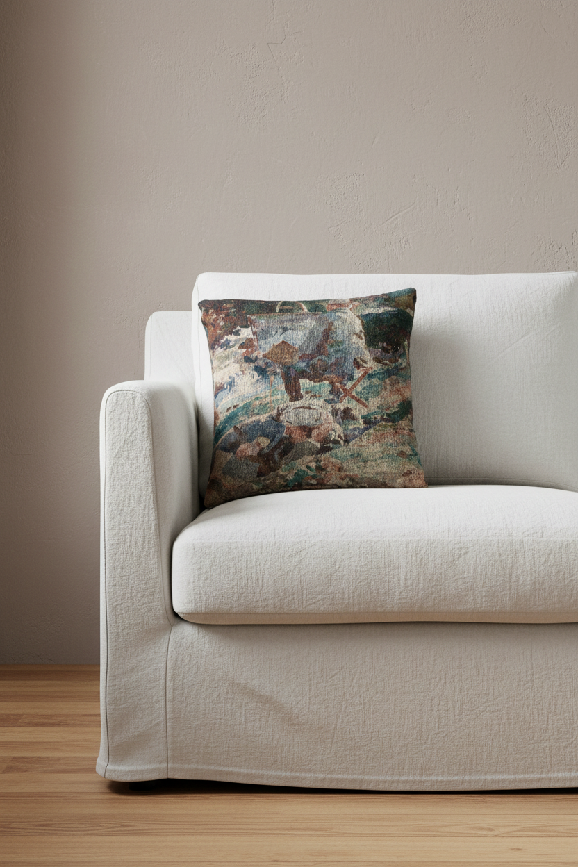 An Artist at His Easel — Sargent Pillow