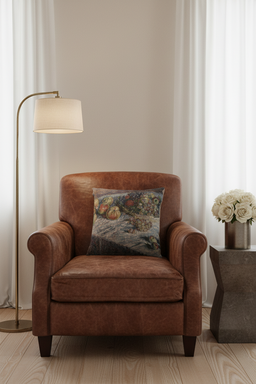 Apples and Grapes — Monet Pillow