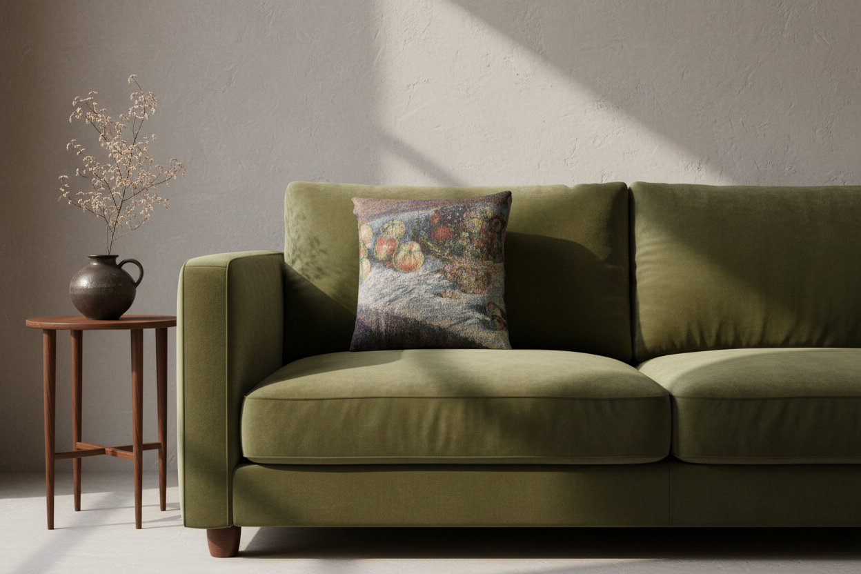 Apples and Grapes — Monet Pillow