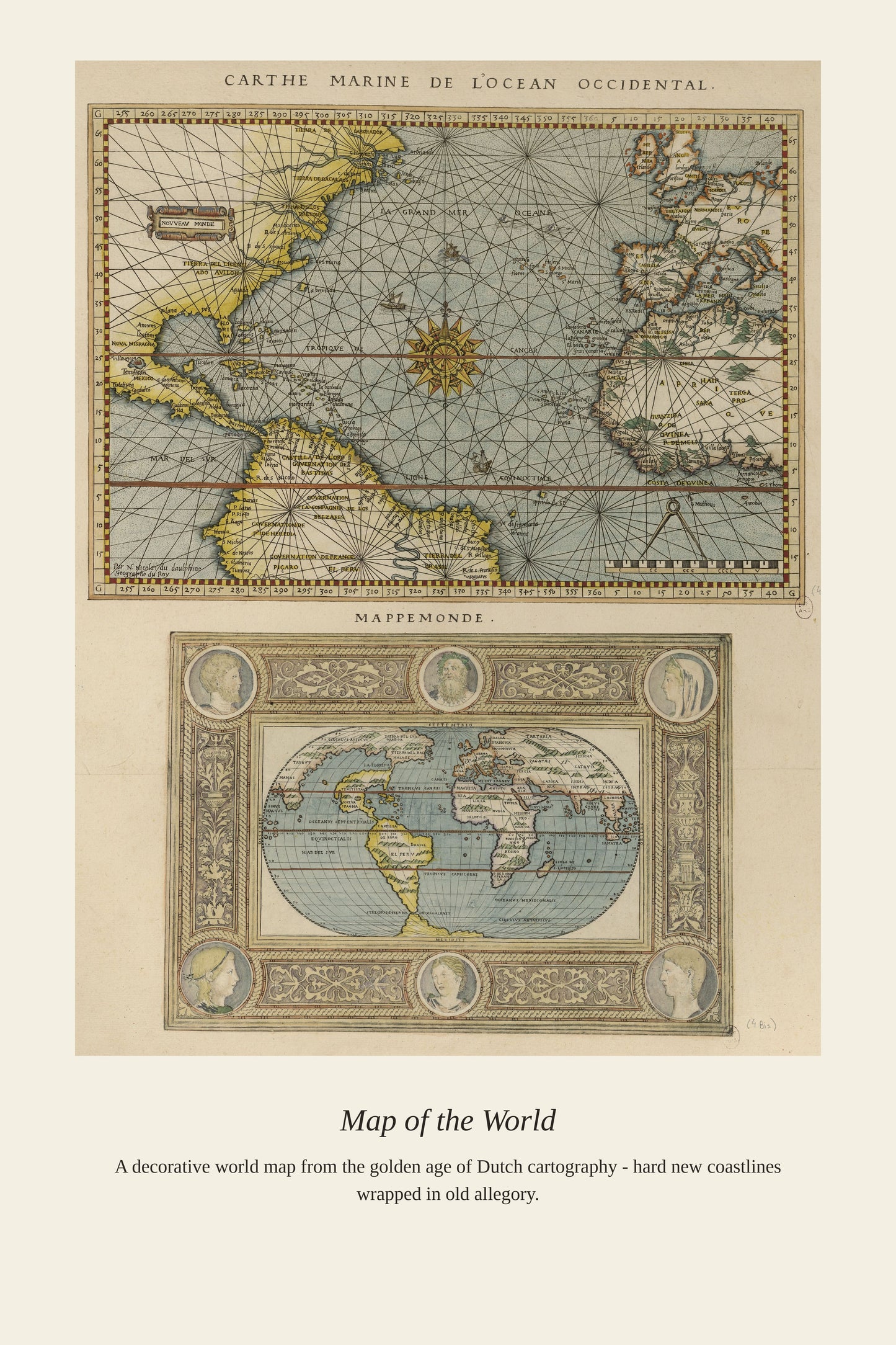 Atlas Type Lafreri - Antique Art Print