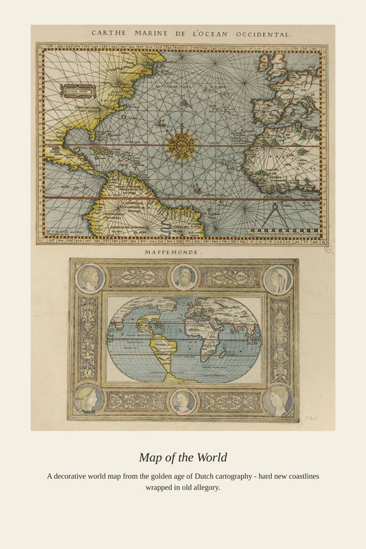 Atlas Type Lafreri - Antique Art Print