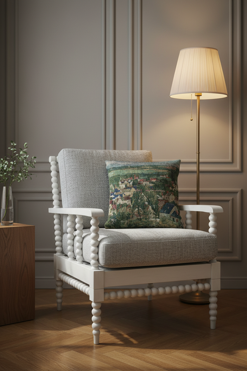 Auvers, Panoramic View — Cezanne Pillow