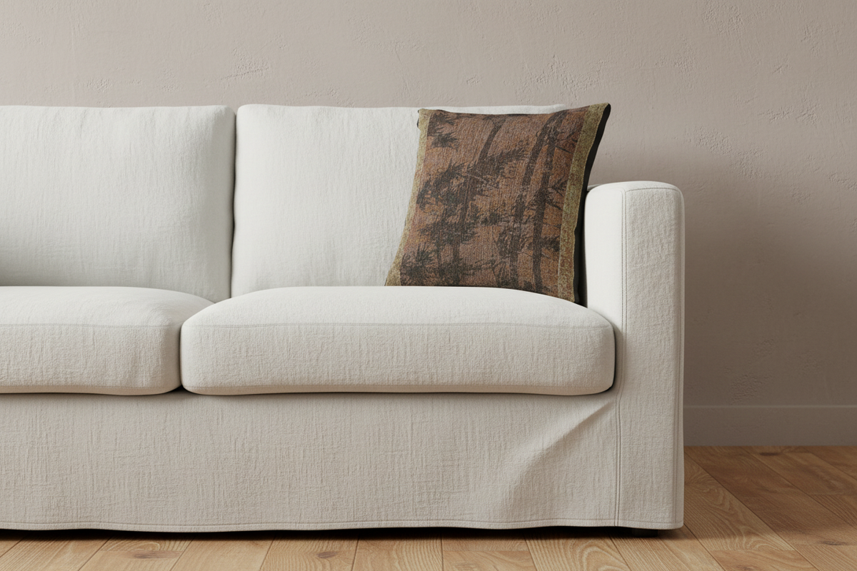 Bamboo in Four Seasons Summer Pillow