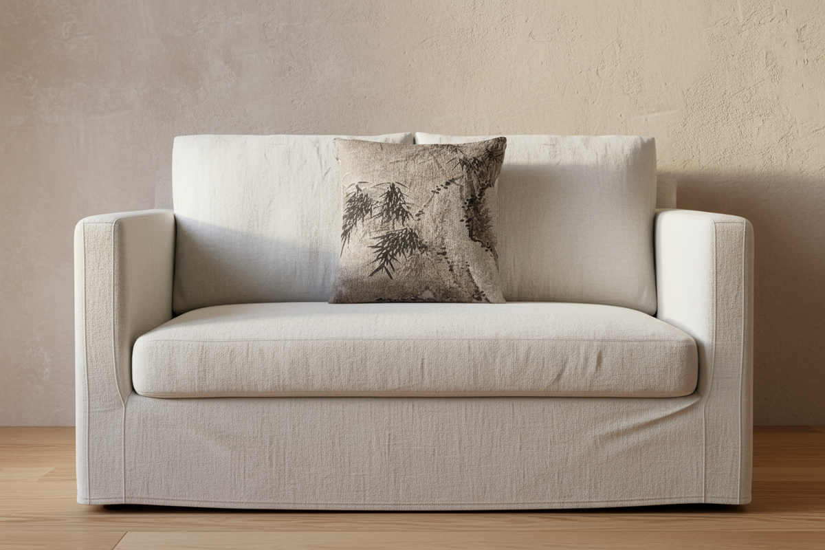 Bamboo in Snow Pillow