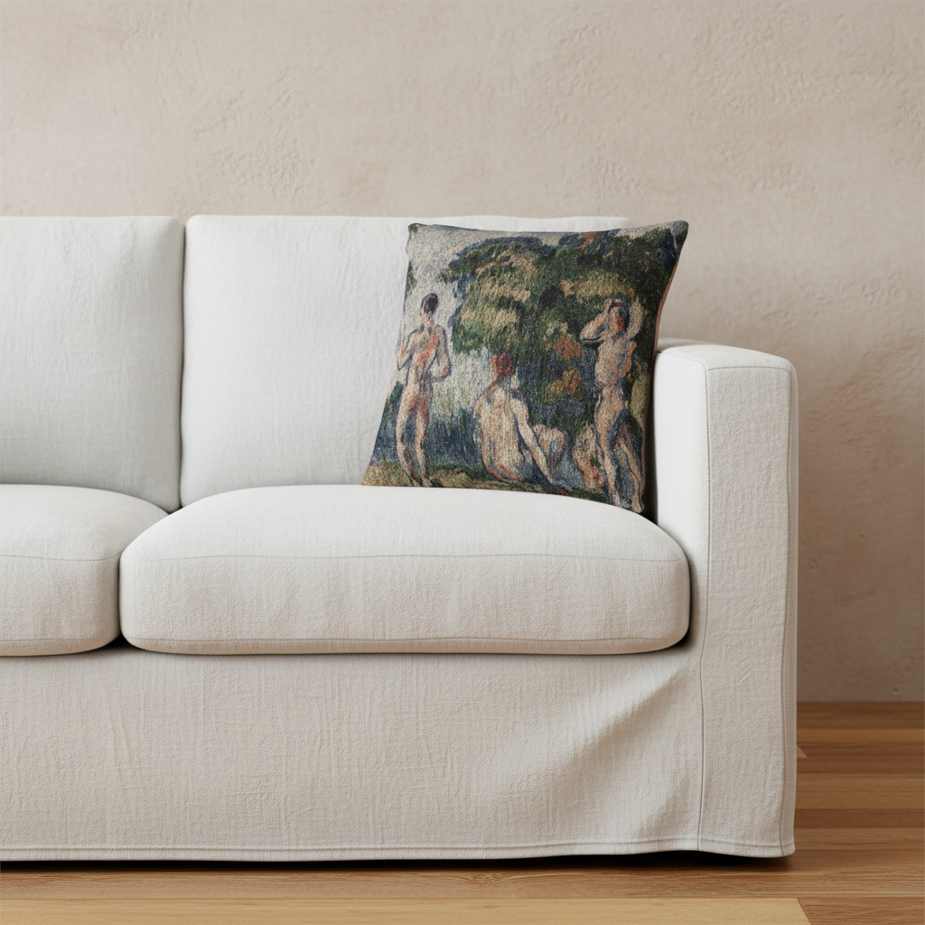 Bathers — Cezanne Pillow