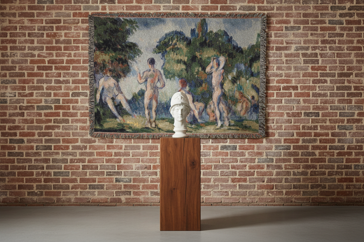 Bathers — Cézanne Tapestry Blanket