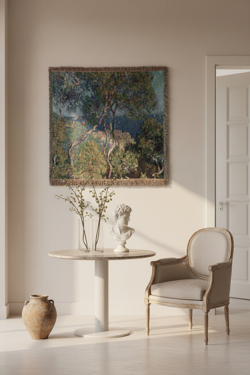 Bordighera — Monet Tapestry Blanket