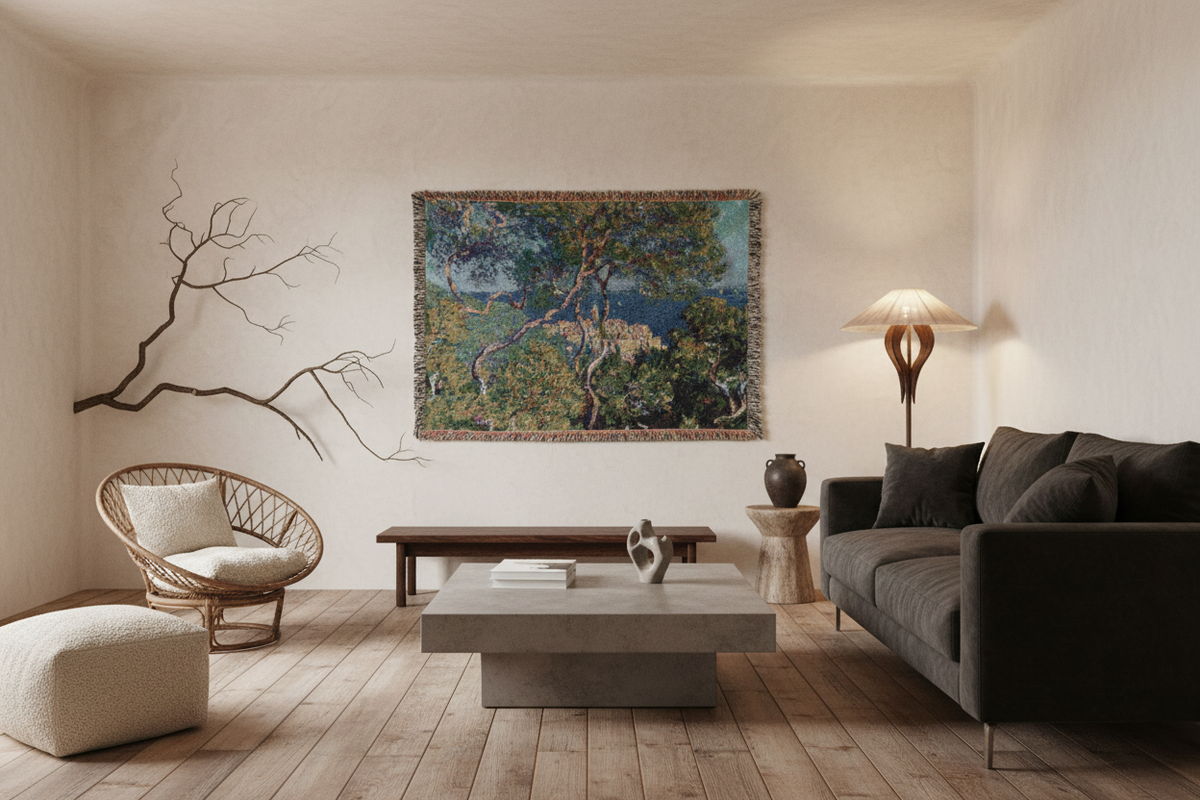 Bordighera — Monet Tapestry Blanket