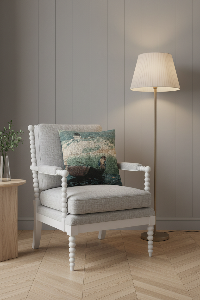 Boy in Boat, Gloucester — Homer Pillow