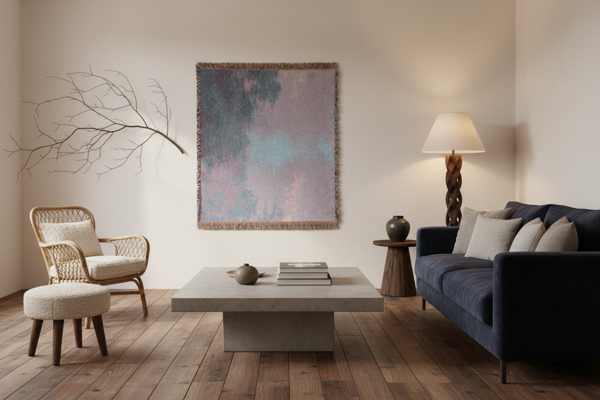 Branch of the Seine near Giverny — Monet Tapestry Blanket