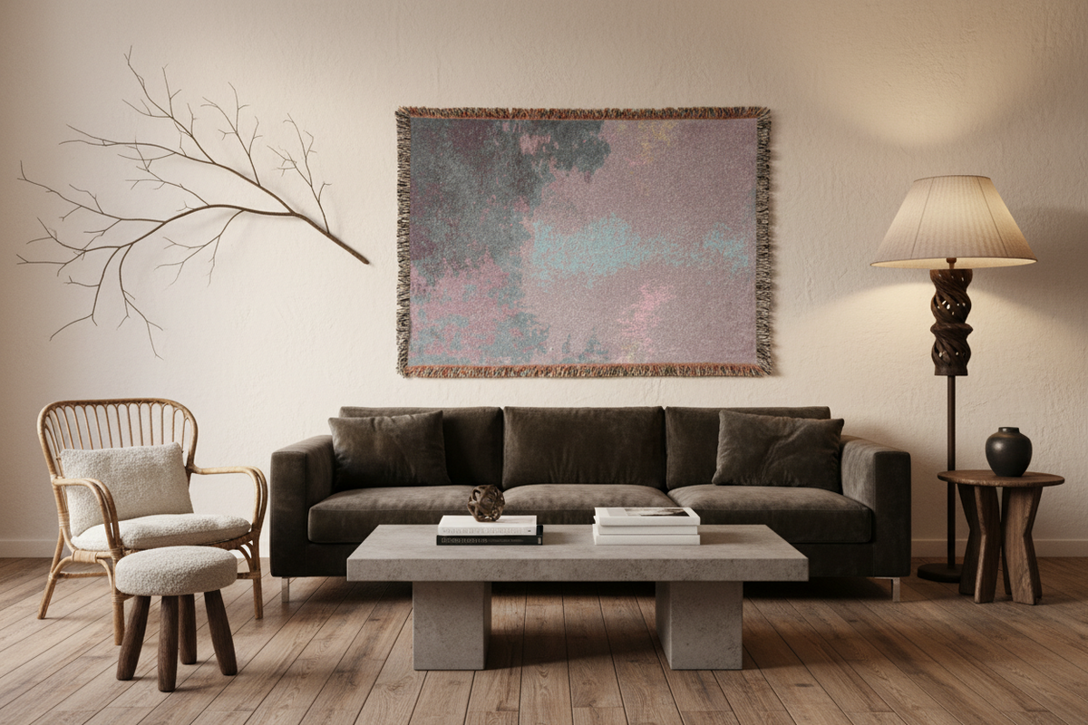 Branch of the Seine near Giverny — Monet Tapestry Blanket