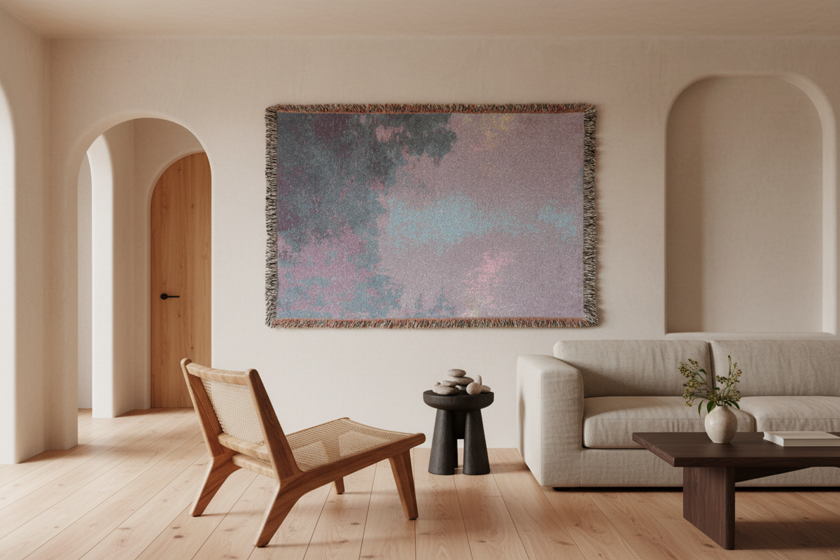 Branch of the Seine near Giverny — Monet Tapestry Blanket