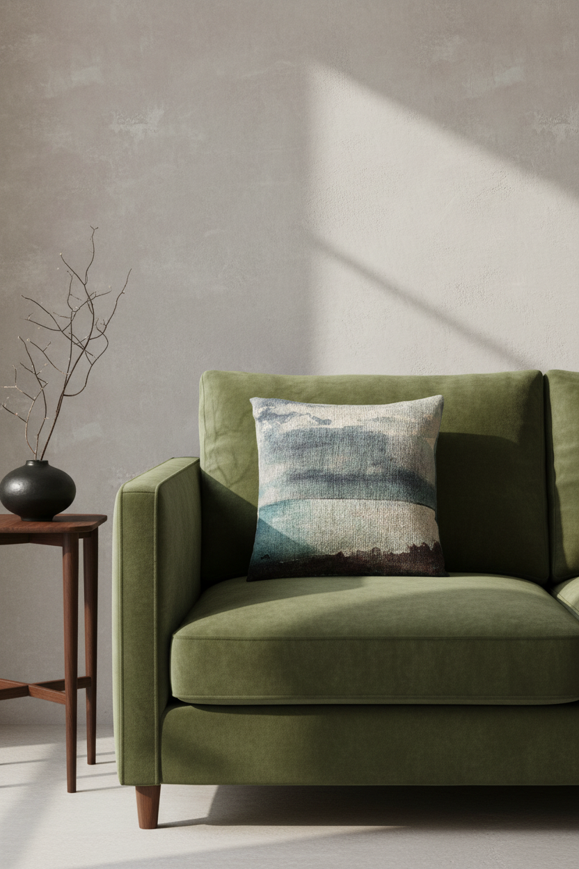 Breaking Storm, Coast of Maine — Homer Pillow