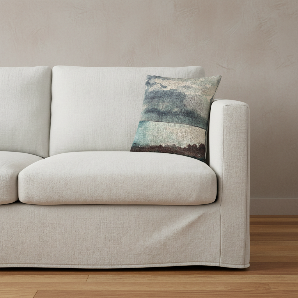 Breaking Storm, Coast of Maine — Homer Pillow