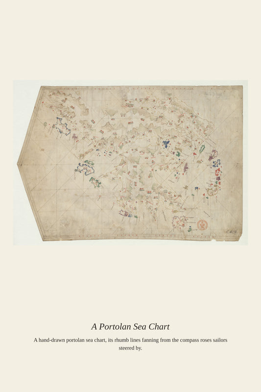 Carte de la Mediterranee Centrale - Antique Art Print