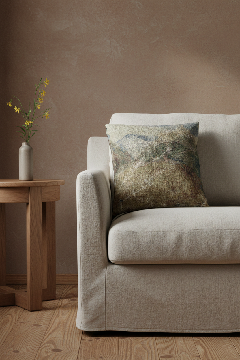 Castle on Height near Geneva — Turner Pillow