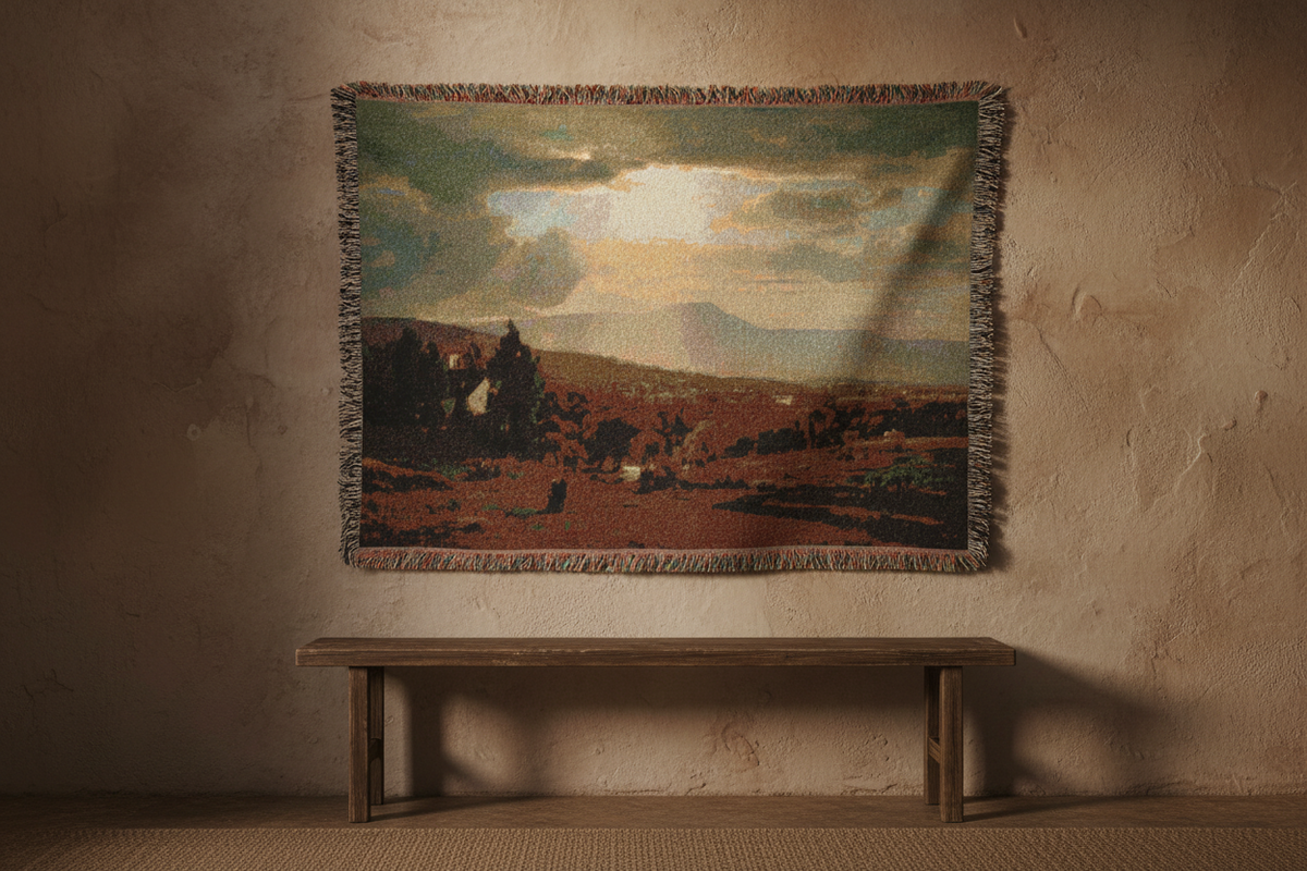 Catskill Mountains — Inness Tapestry Blanket