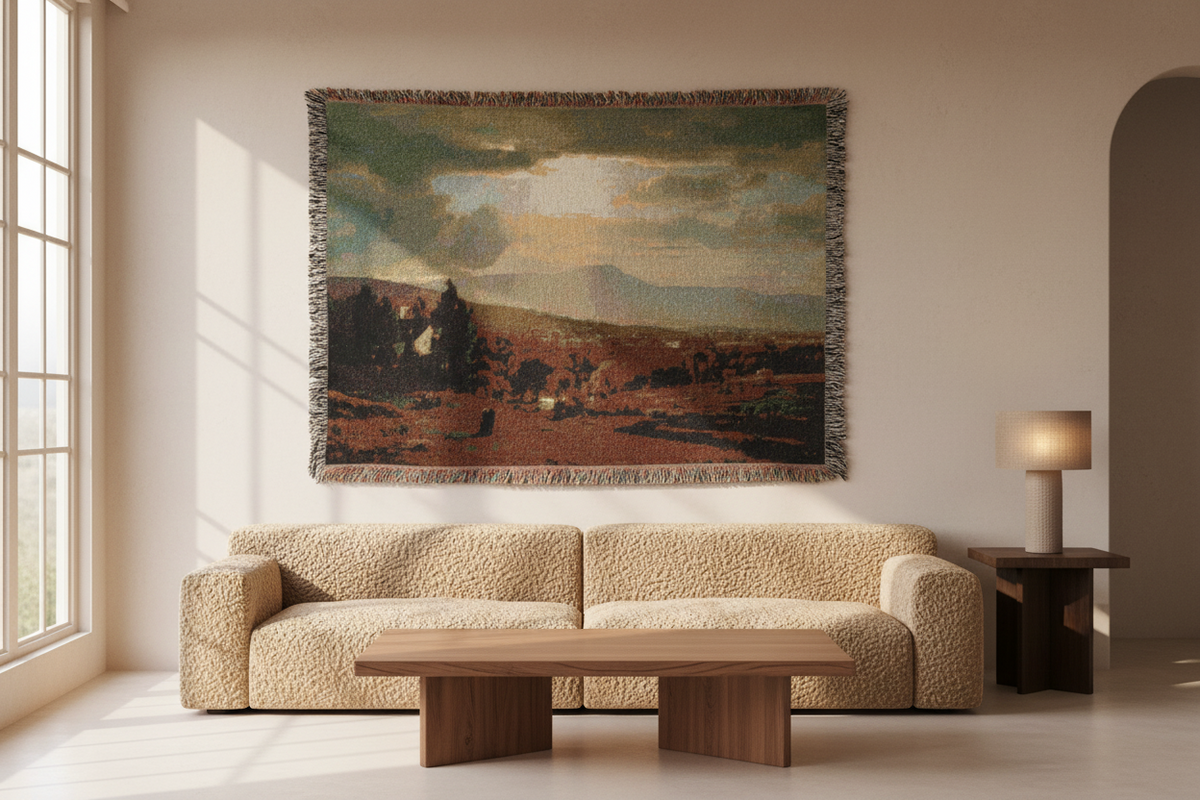 Catskill Mountains — Inness Tapestry Blanket