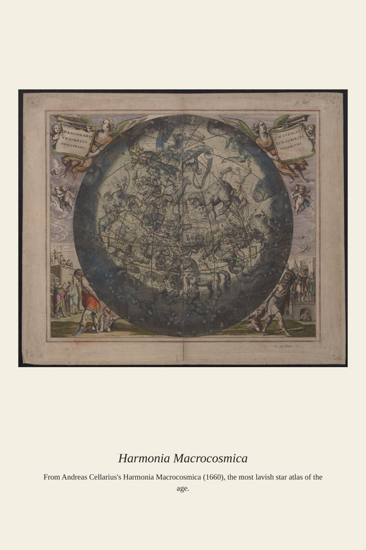 Cellarius Celestial Chart (19) - Antique Celestial Print