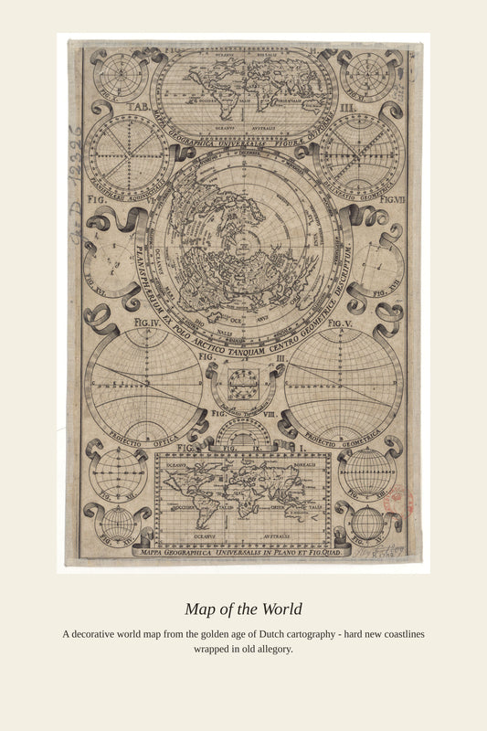 Cellarius Celestial Chart (7) - Antique Celestial Print