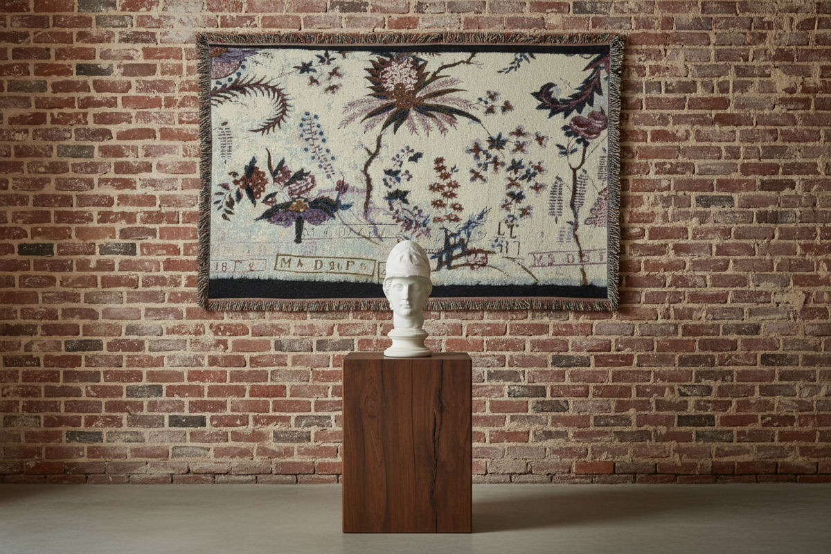 Chef-de-Pièce Furnishing Fabric Tapestry Blanket
