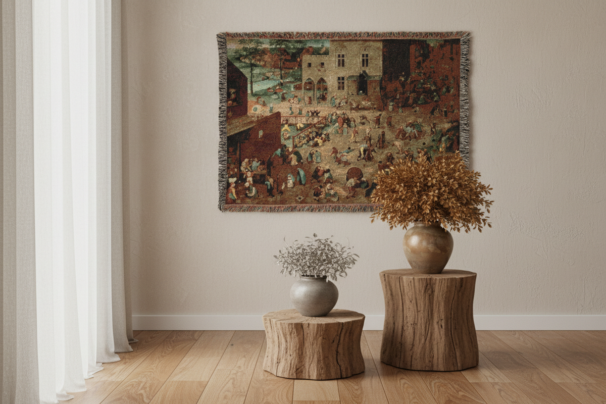 Children's Games — Bruegel Tapestry Blanket