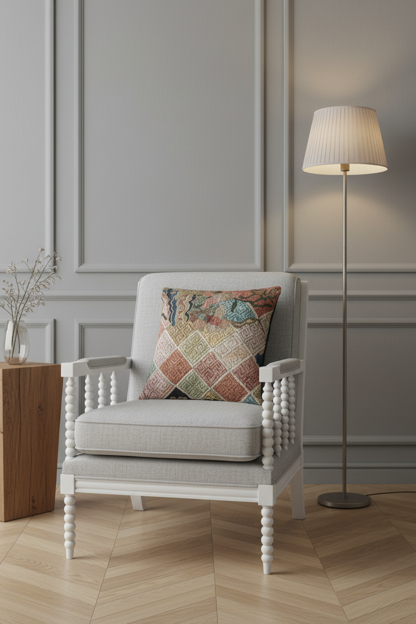Chinoiserie Furnishing Fabric IX Pillow