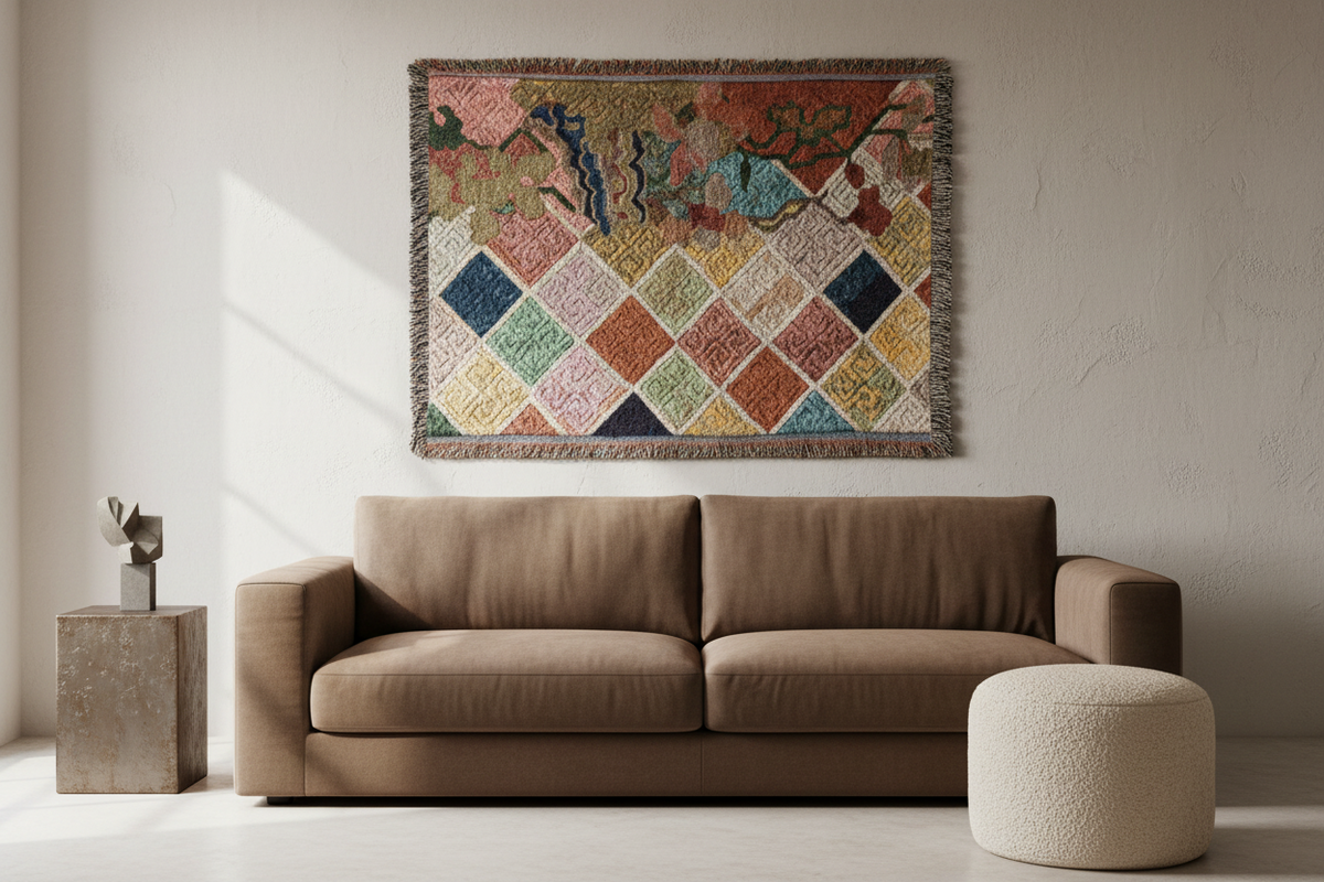 Chinoiserie Furnishing Fabric IX Tapestry Blanket