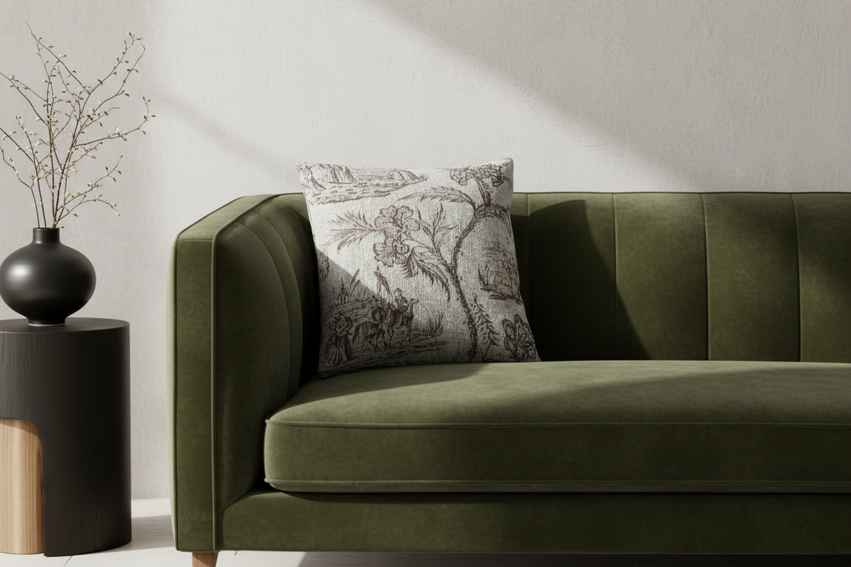 Chinoiserie Furnishing Fabric V Pillow