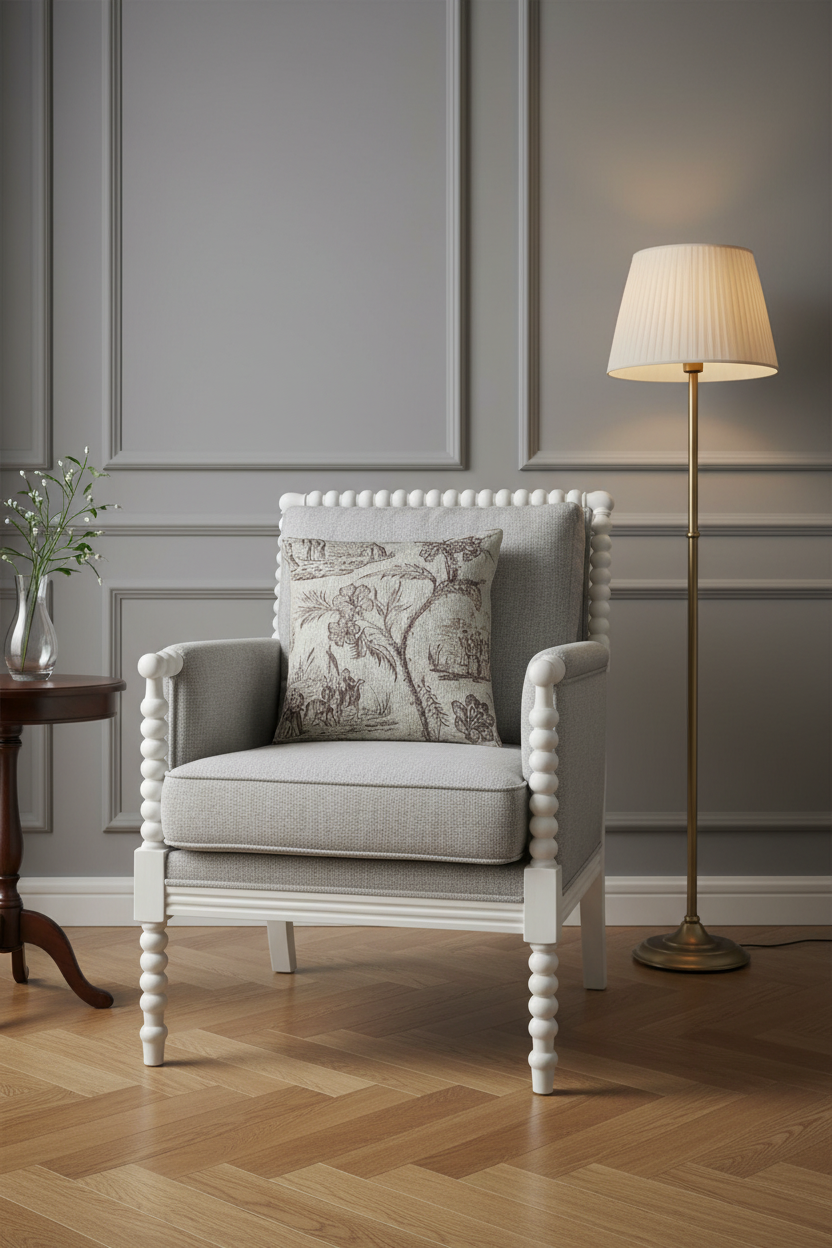 Chinoiserie Furnishing Fabric V Pillow