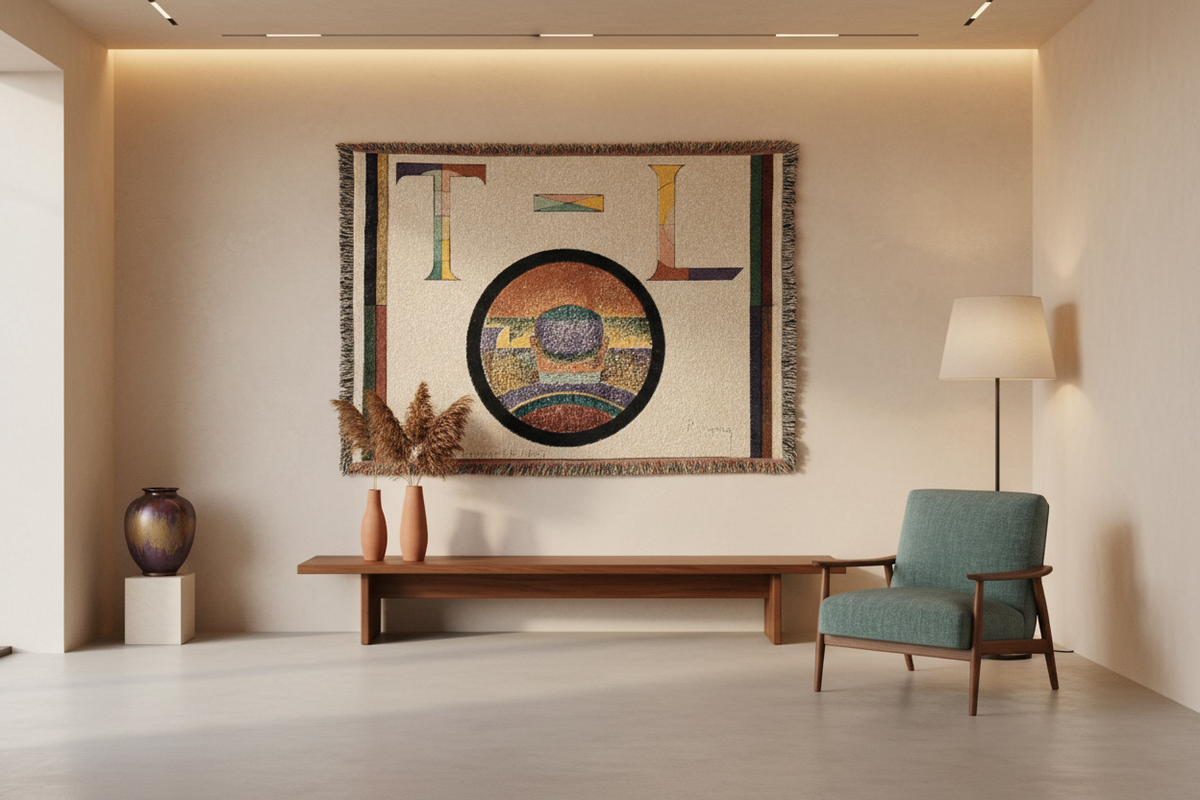 Chromatic Circle — Signac Tapestry Blanket