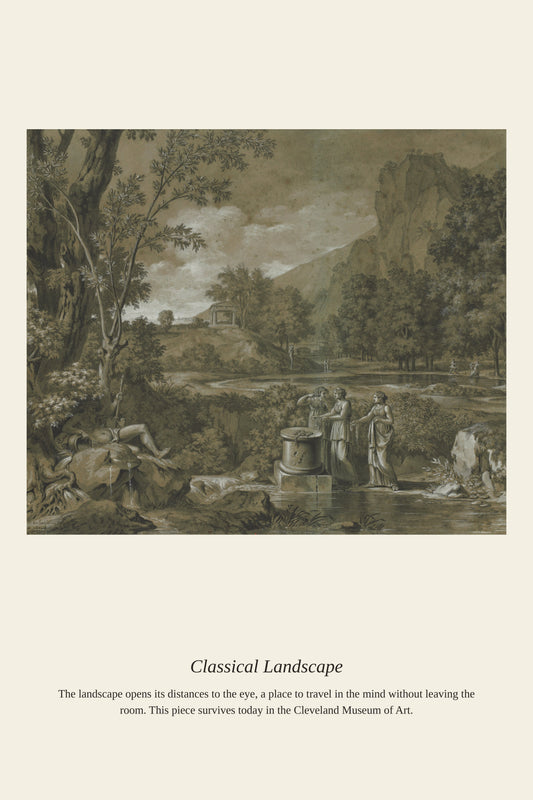 Classical Landscape - Antique Landscape Print