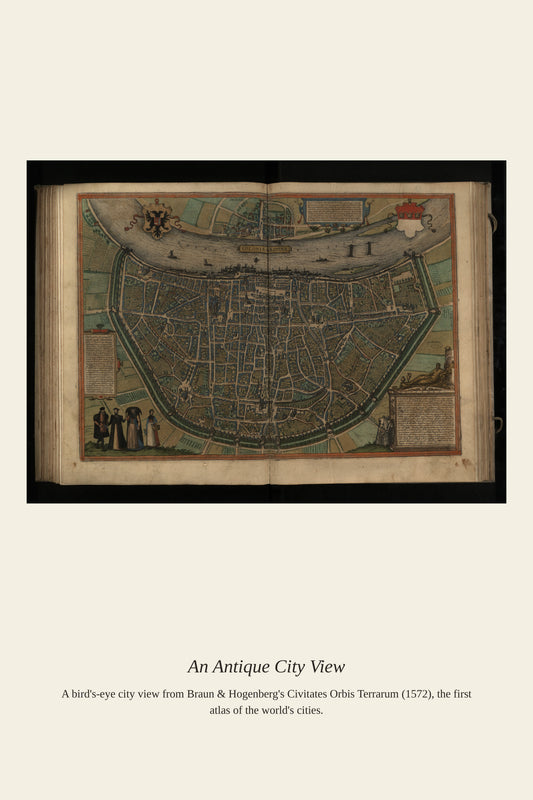 Cologne - Antique City Map Print