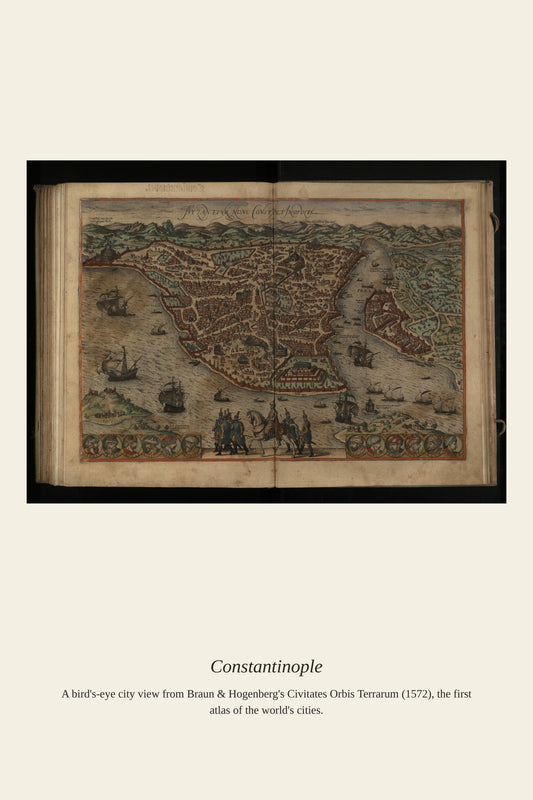 Constantinople (3) - Antique City Map Print