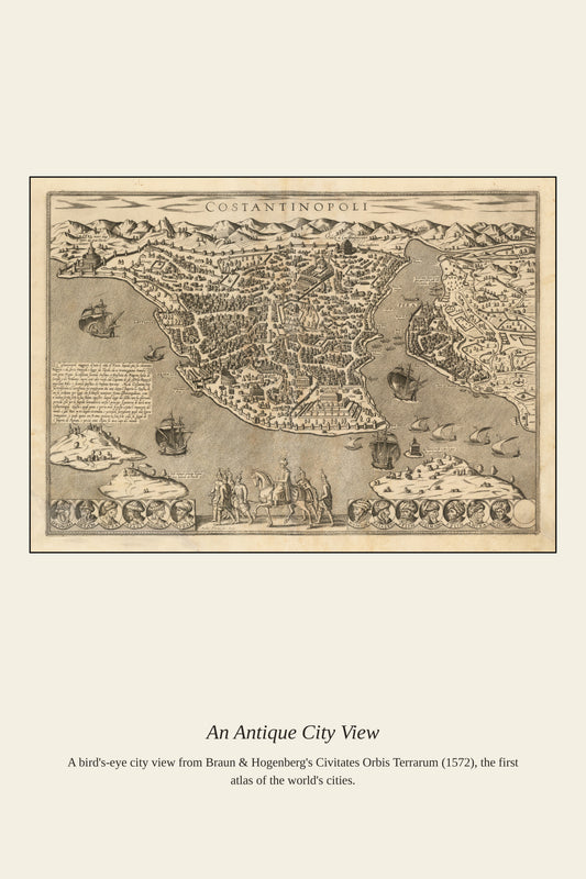 Costantinopoli - Antique Art Print