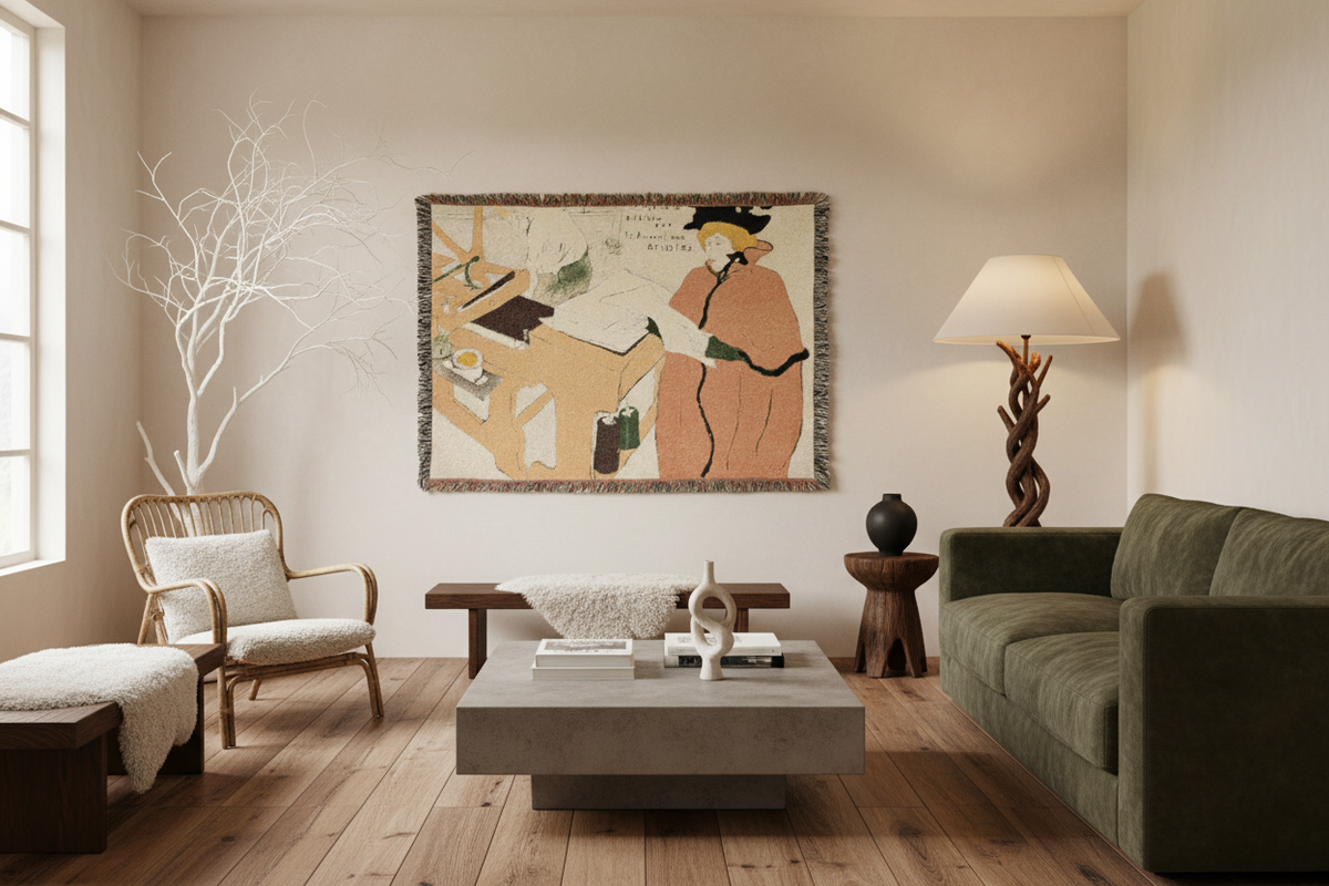 Cover for the first album — Toulouse-Lautrec Tapestry Blanket