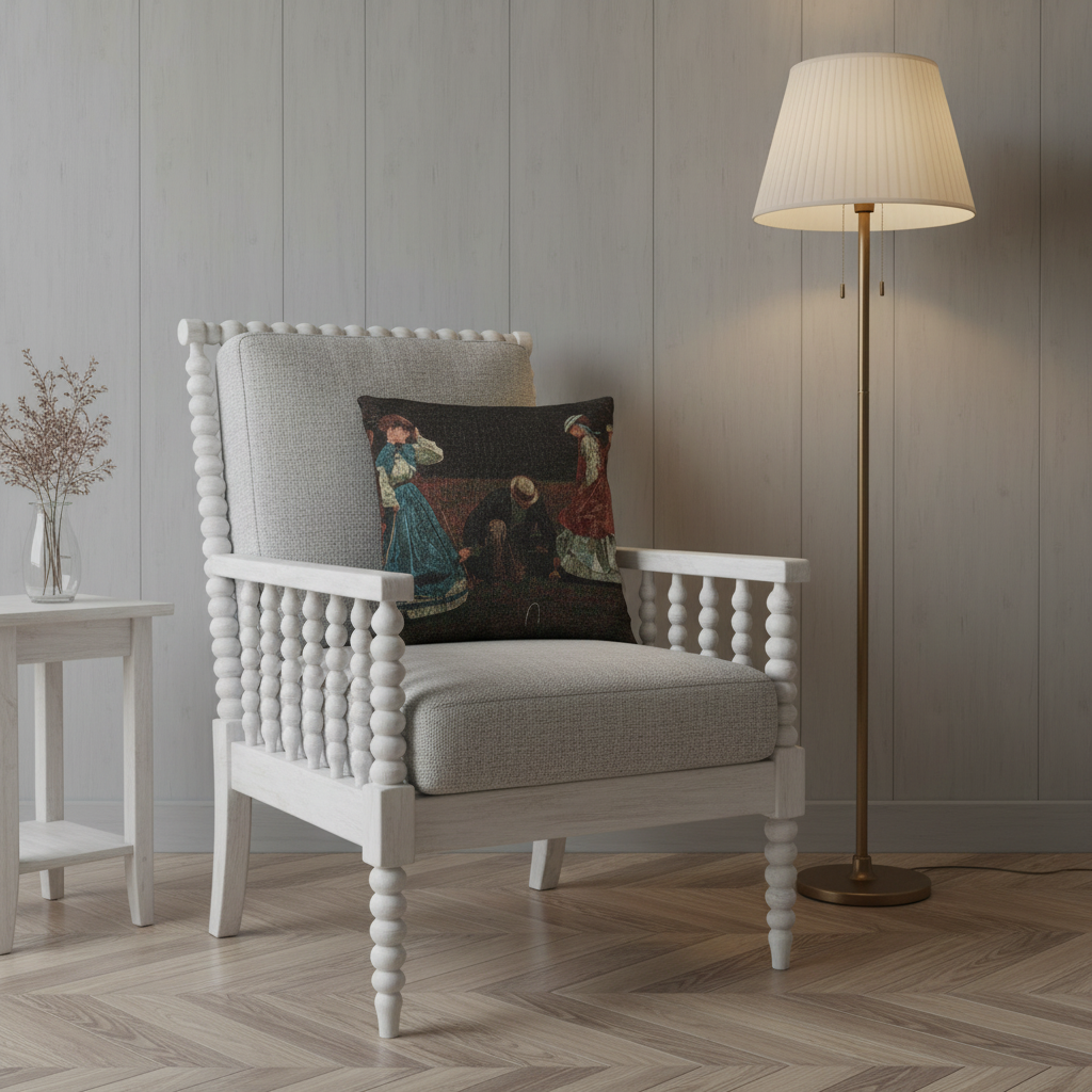 Croquet Scene — Homer Pillow