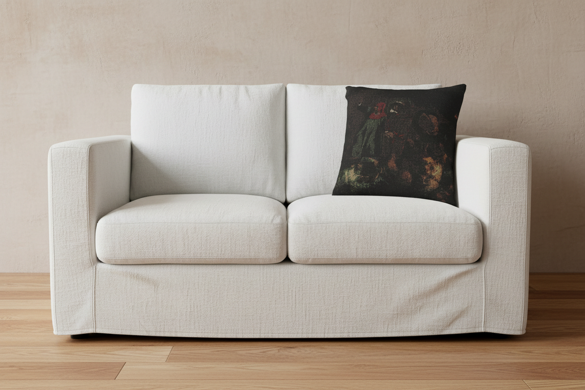 Dante's Bark (after Delacroix) Pillow