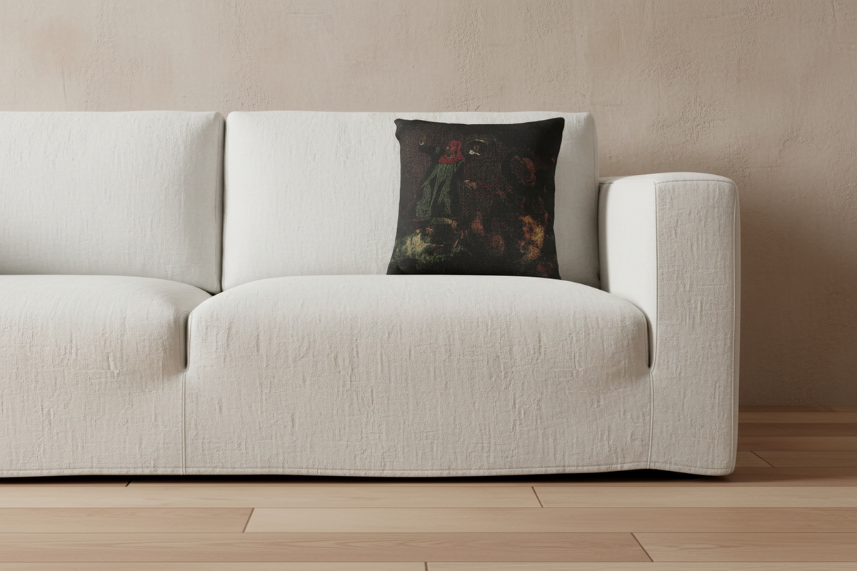 Dante's Bark (after Delacroix) Pillow