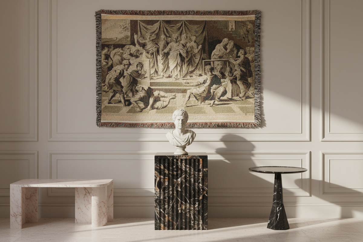 Death of Ananias — Constable Tapestry Blanket