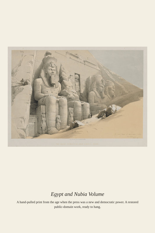 Egypt and Nubia Volume - Ancient Art Print