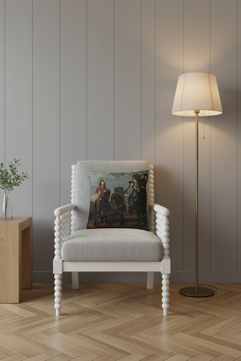 Equestrian Portrait of the Pompe van Meerdervoort — Cuyp Pillow