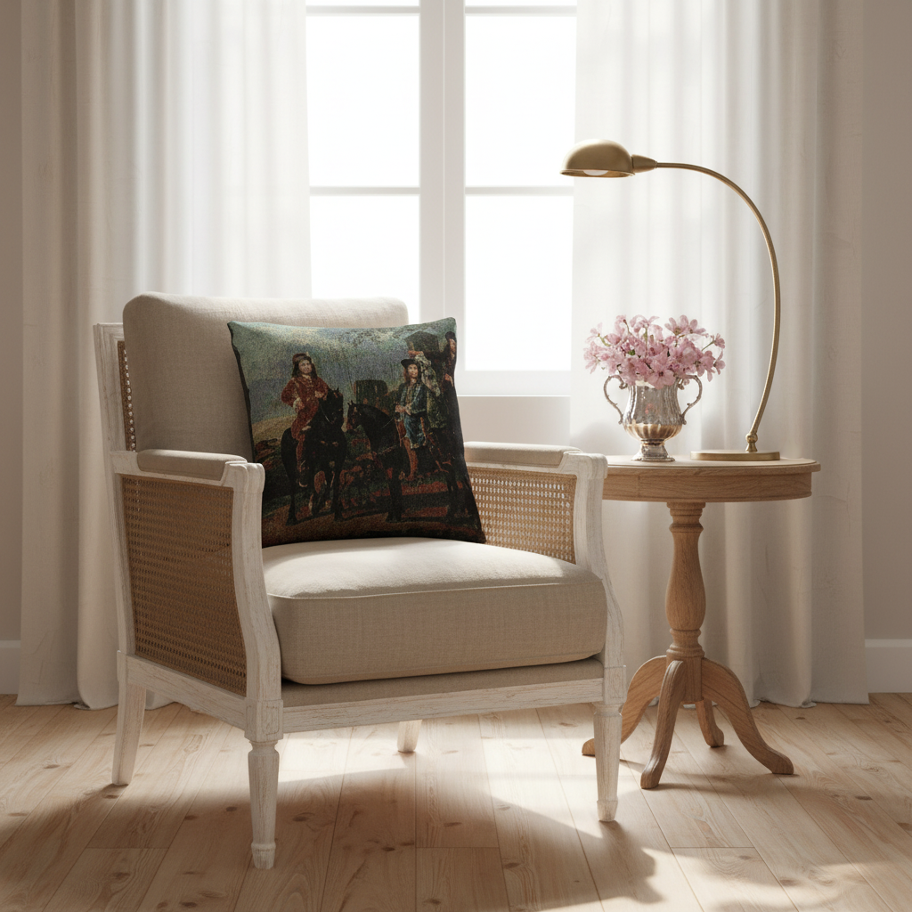 Equestrian Portrait of the Pompe van Meerdervoort — Cuyp Pillow