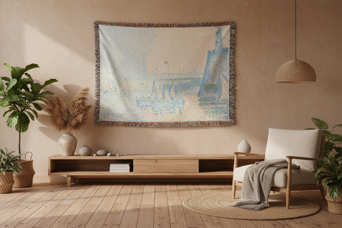 Evening — Signac Tapestry Blanket