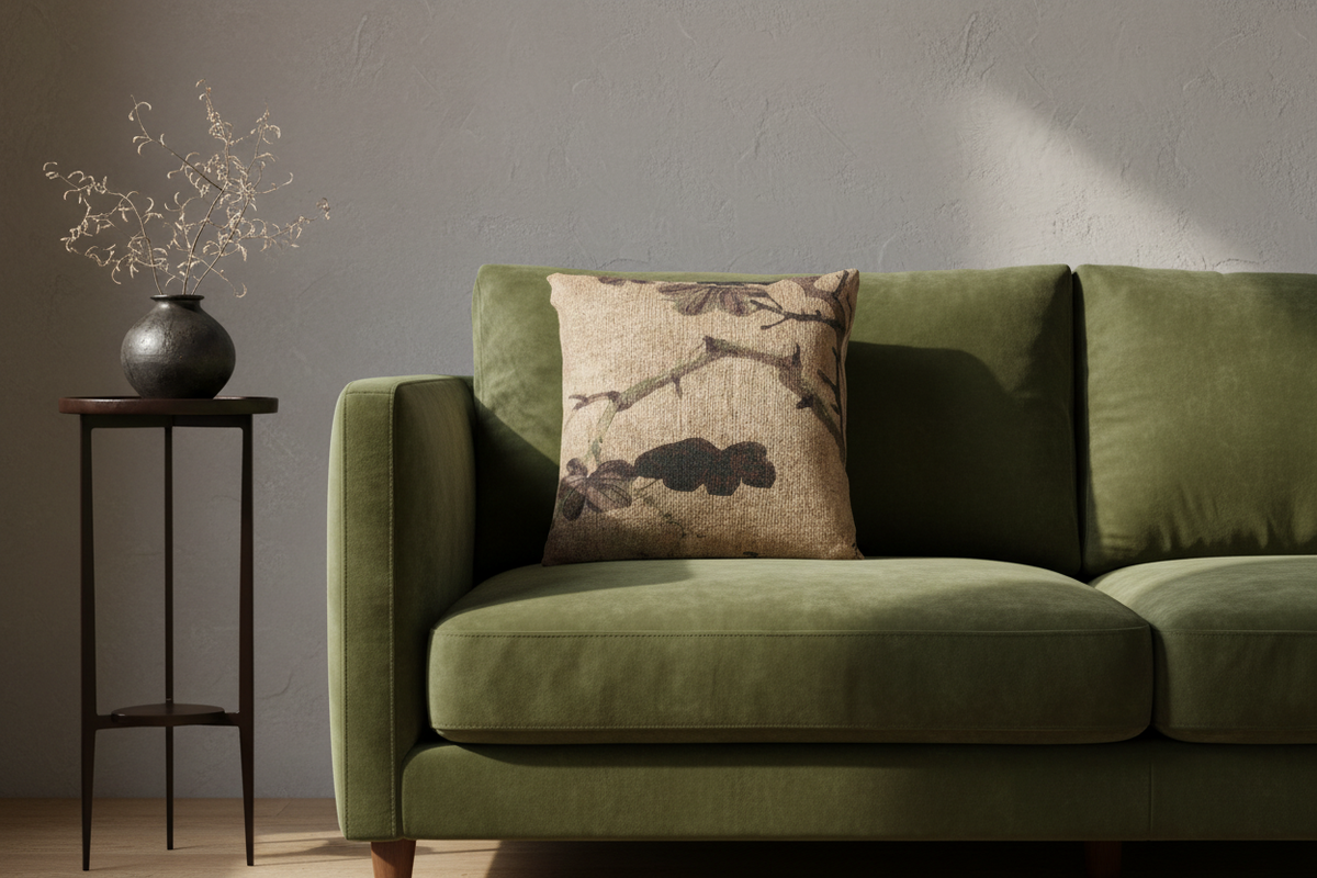 Flowering Plants Pillow