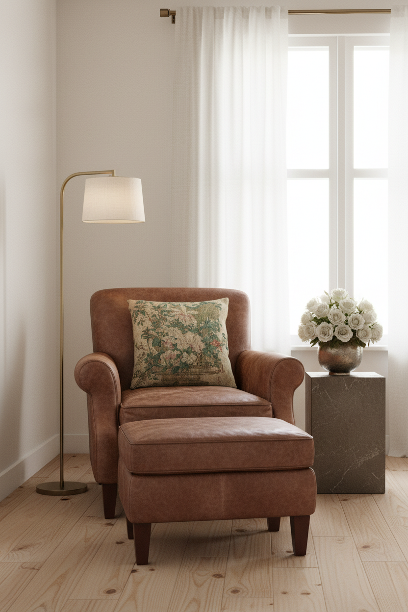 Flowers of the Four Seasons Pillow