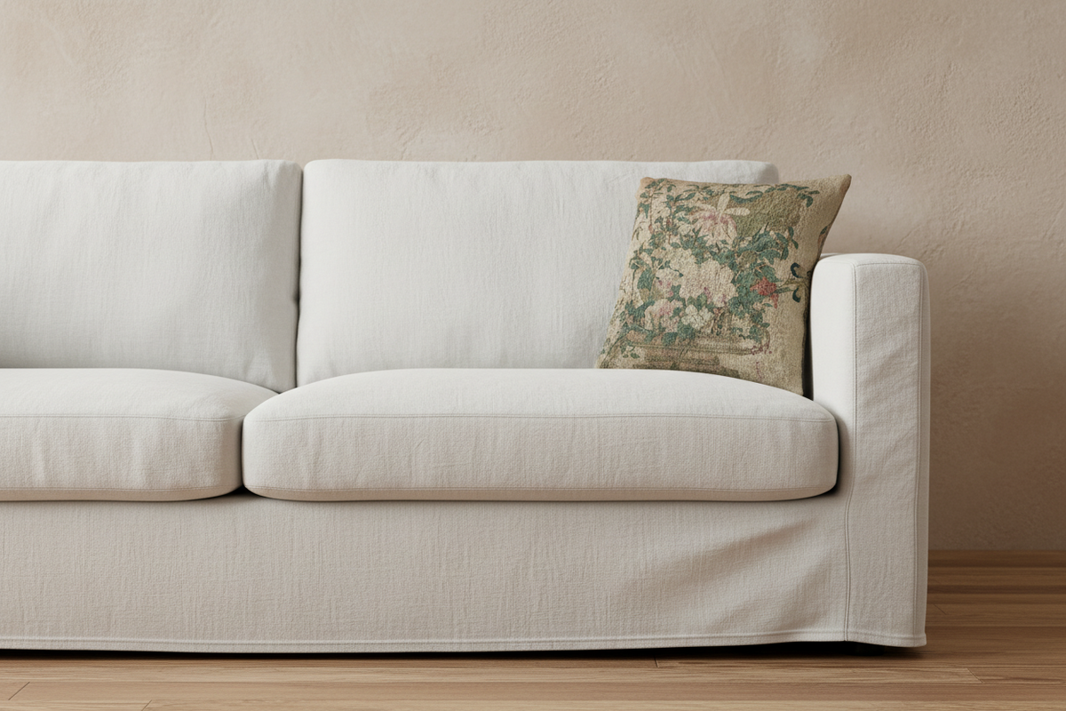 Flowers of the Four Seasons Pillow