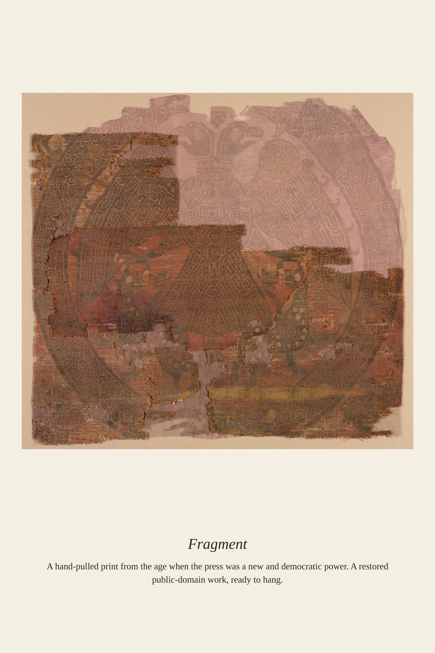Fragment (2) - Antique Art Print
