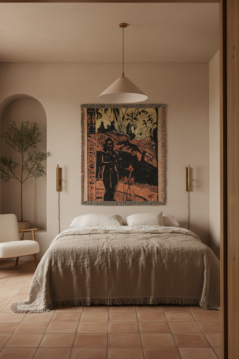 Fragrant Isle — Gauguin Tapestry Blanket