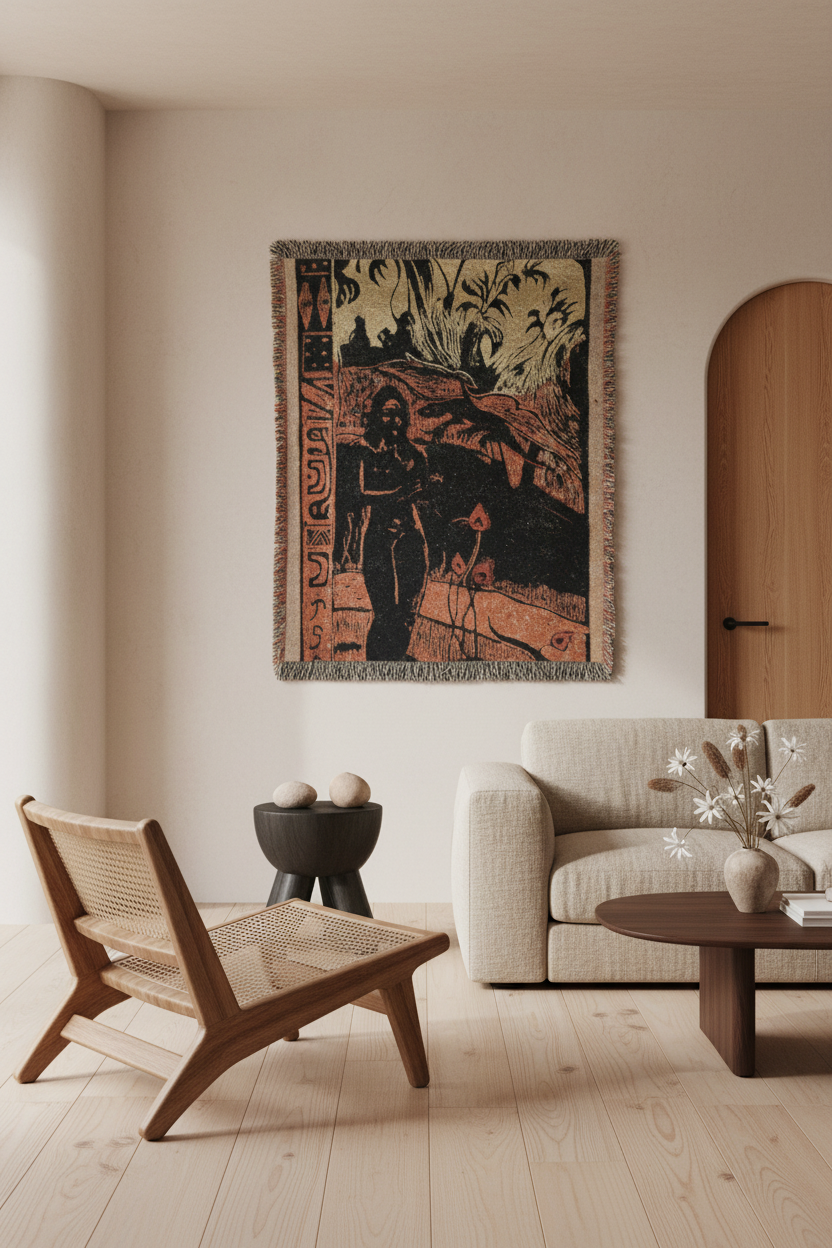 Fragrant Isle — Gauguin Tapestry Blanket